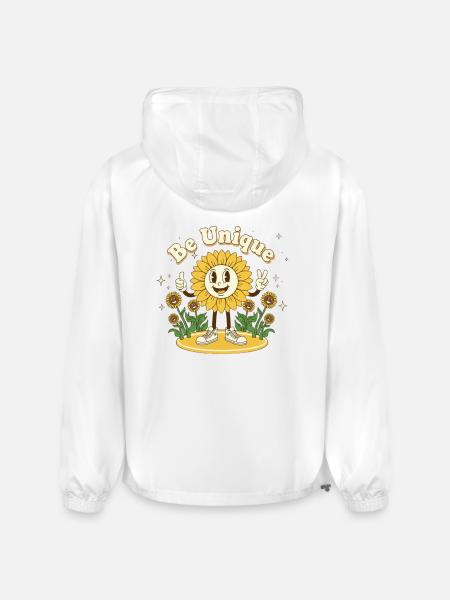 Be Unique Sunflower Hero - Champion Packable Jacket - white