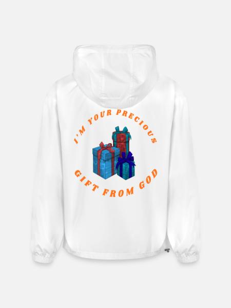 PRECIOUS GIFT FROM GOD - Champion Packable Jacket - white