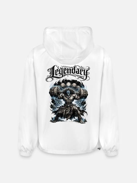 Legendary Thunderbruiser Titan  - Champion Packable Jacket - white