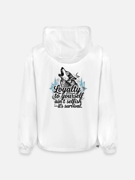 Loyalty To Yourself - Champion Packable Jacket - white