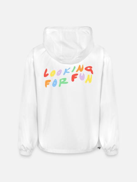 Looking for Fun - Champion Packable Jacket - white