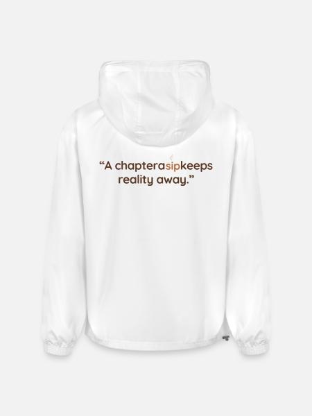 Chapter & Sip Escape - Champion Packable Jacket - white