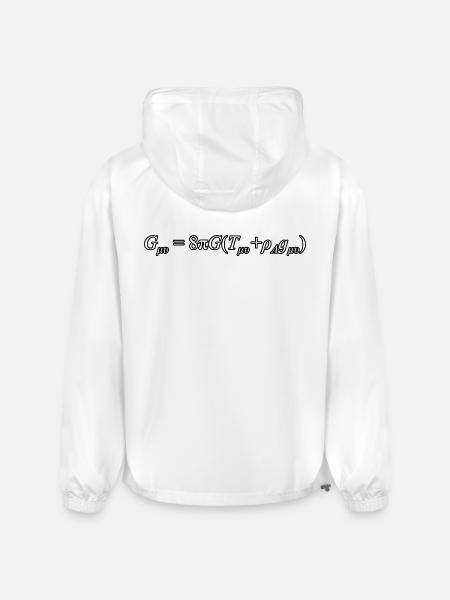 General Relativity Equation - Champion Packable Jacket - white