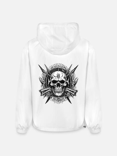 death metal - Champion Packable Jacket - white