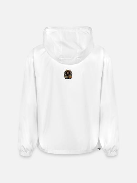 Grind Mode Warrior Hustle - Champion Packable Jacket - white
