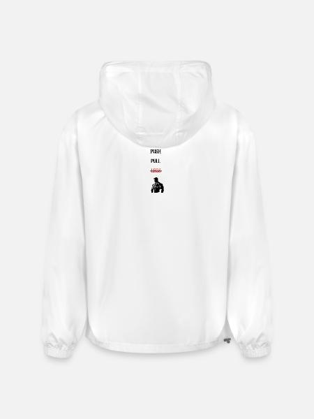 Mirror Red Glyphs - Champion Packable Jacket - white