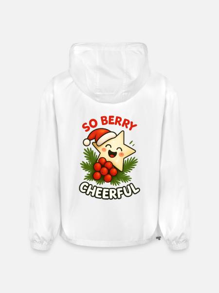 So Berry Cheerful - Champion Packable Jacket - white