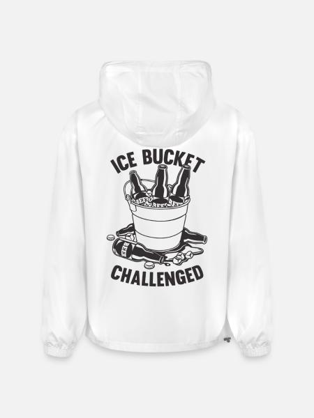 Ice Bucket Challenged - Champion Packable Jacket - white