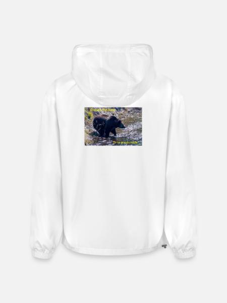 Choose The Bear - Champion Packable Jacket - white
