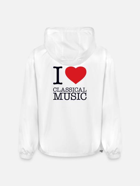 I LOVE CLASSICAL MUSIC - Champion Packable Jacket - white