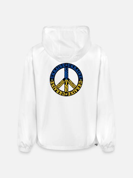 Ukraine Peace - Champion Packable Jacket - white