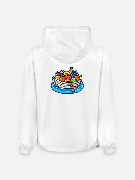 Fruity Boat Adventure - Champion Packable Jacket - white