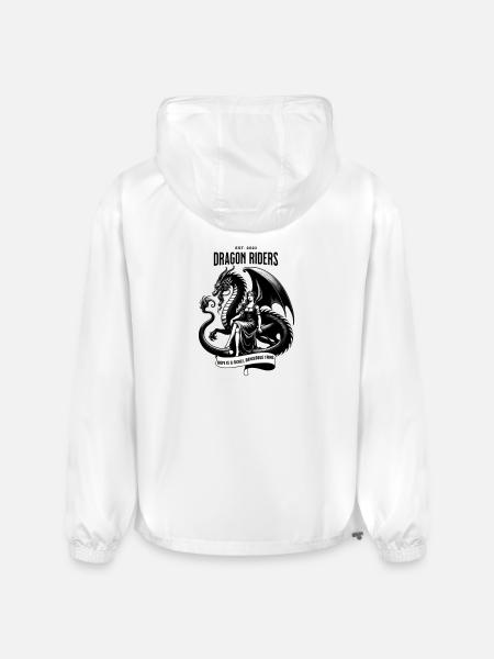Dragon Riders Banner - Champion Packable Jacket - white