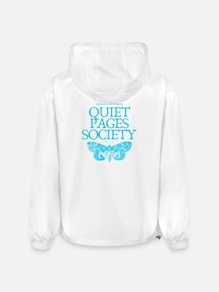 Quiet Pages Butterfly mornings - Champion Packable Jacket - white