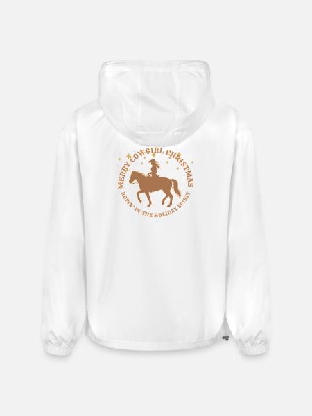 Cowgirl Christmas - Champion Packable Jacket - white