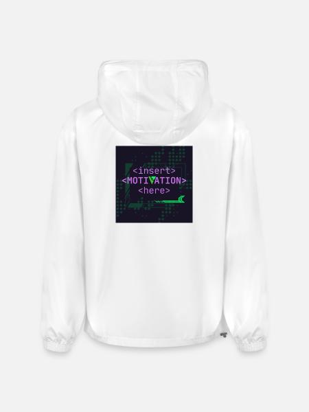 Motivation Slot - Champion Packable Jacket - white