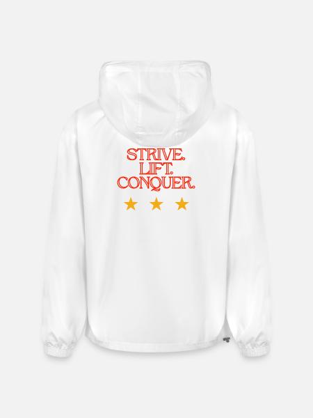 Strive Life to Conquer - Champion Packable Jacket - white