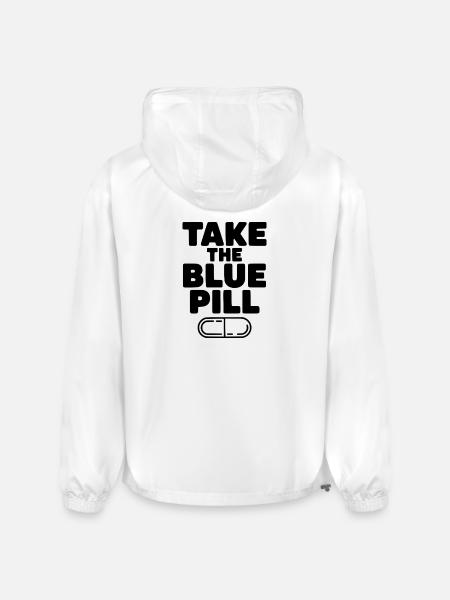 Take the Blue Pill - Champion Packable Jacket - white