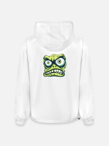 Gremlin Grin Tee - Champion Packable Jacket - white