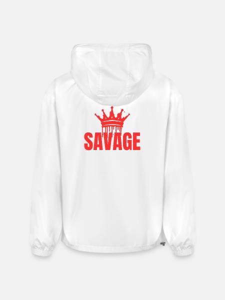 Savage - Champion Packable Jacket - white