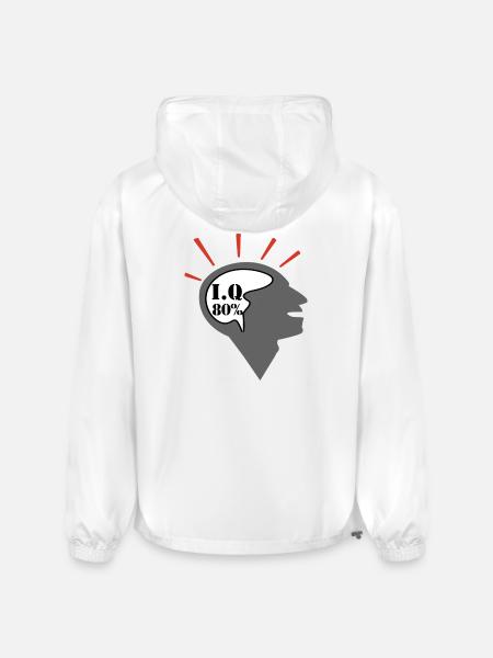 thinking man - Champion Packable Jacket - white