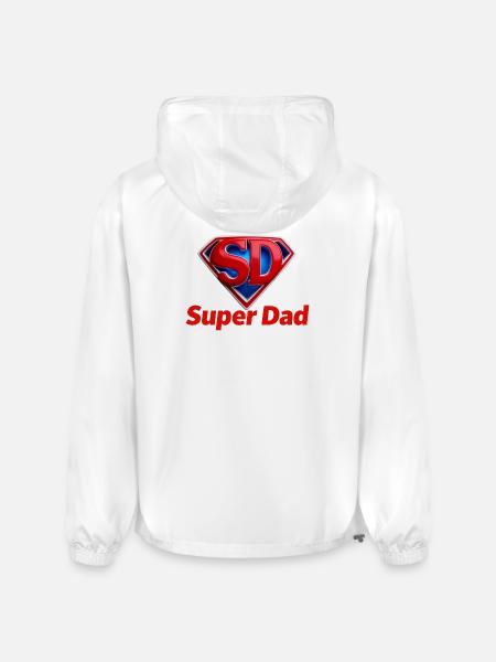 Super Dad Hero - Champion Packable Jacket - white