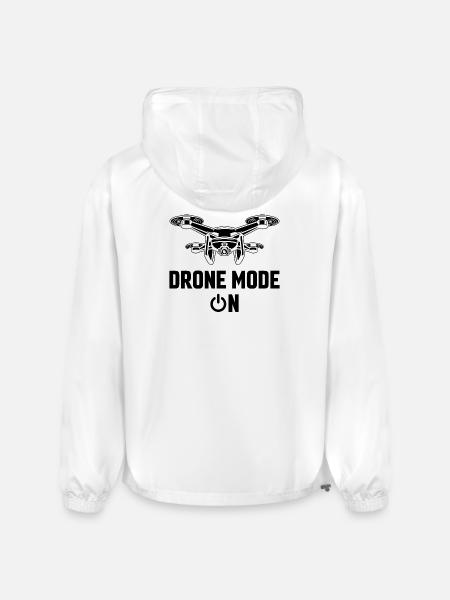 Drone Mode: On - Champion Packable Jacket - white