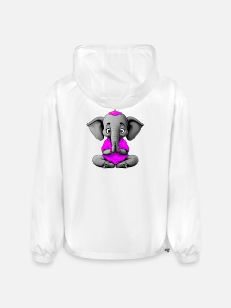 Yogi Elephant - Champion Packable Jacket - white
