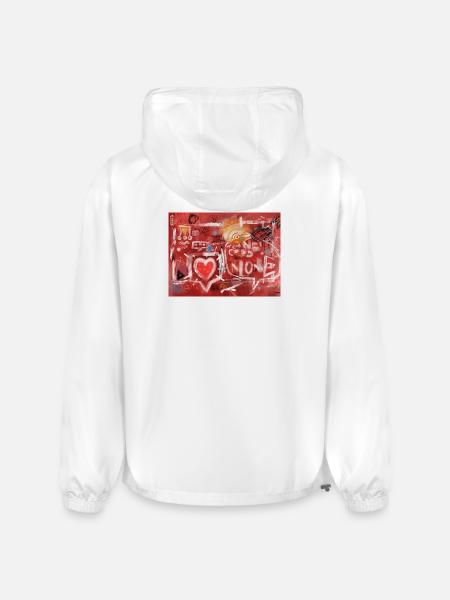 Connected Alone - Champion Packable Jacket - white