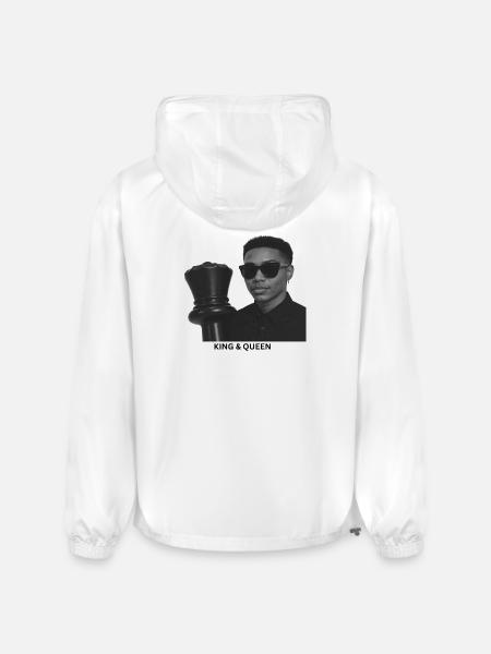King and Queen Chess - Champion Packable Jacket - white