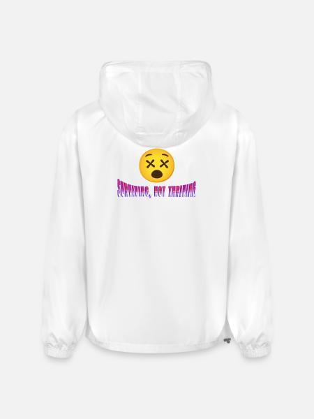 Surviving, Not Thriving - Champion Packable Jacket - white