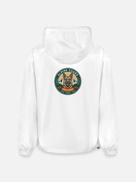 Alpine Guard Badge - Champion Packable Jacket - white