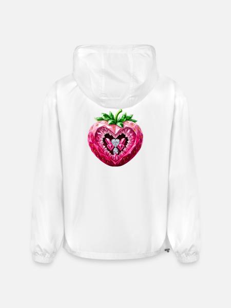 UNIQUELY DELICIOUS - Champion Packable Jacket - white