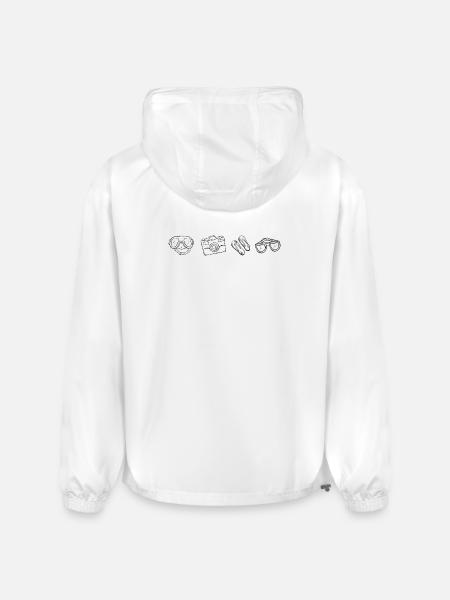 Summer Getaway Gear - Champion Packable Jacket - white