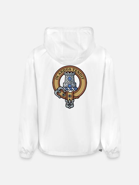 Clan Malcolm Crest - Champion Packable Jacket - white