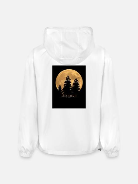Moonlit Pines Silhouette - Champion Packable Jacket - white
