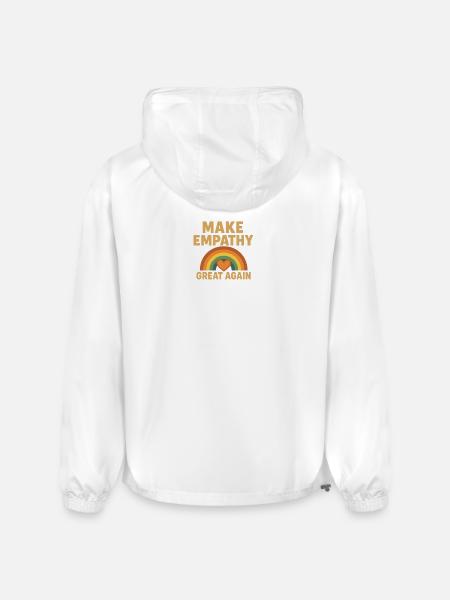 Make Empathy Great Again - Champion Packable Jacket - white