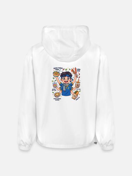 Viet Street Snack Hero - Champion Packable Jacket - white