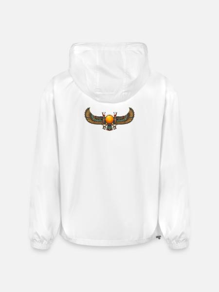 Solar Winged Emblem - Champion Packable Jacket - white