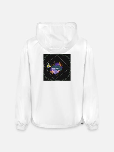 Women Power: Bold Balance Emblem - Champion Packable Jacket - white