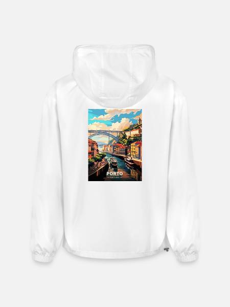 Porto Portugal Travel - Champion Packable Jacket - white