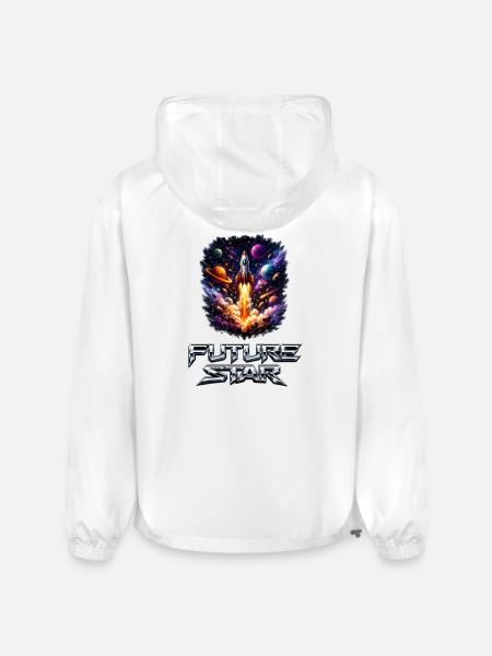 Future Star Rocket Burst - Champion Packable Jacket - white