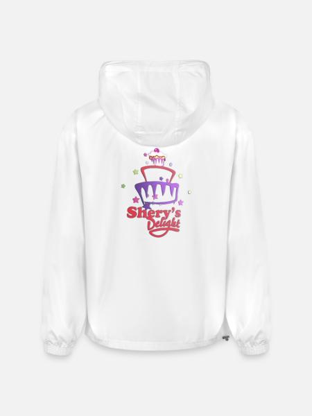 Shery's Delight Bakery Cupcake Flair - Champion Packable Jacket - white