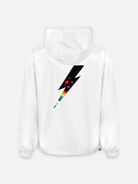 Pride Lightning - Champion Packable Jacket - white