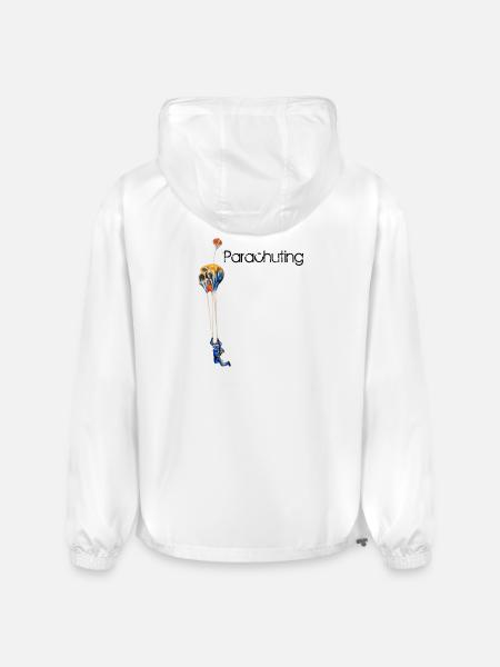 Parachuting - Champion Packable Jacket - white