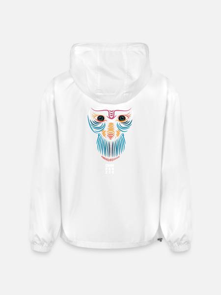 Smile Face - Champion Packable Jacket - white