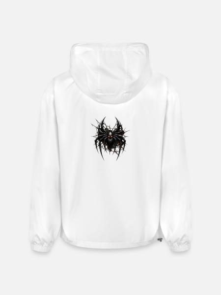 Inferno Spider Emblem - Champion Packable Jacket - white