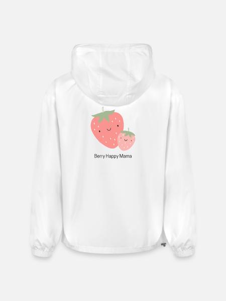 Berry Happy Mama - Champion Packable Jacket - white
