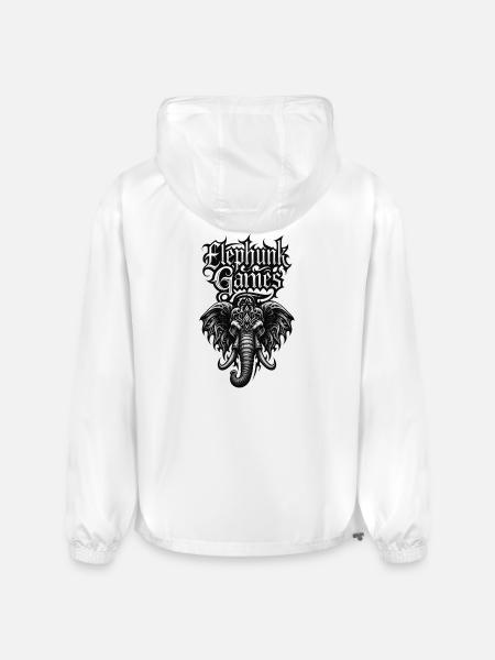 Elephant Games Logo - Champion Packable Jacket - white
