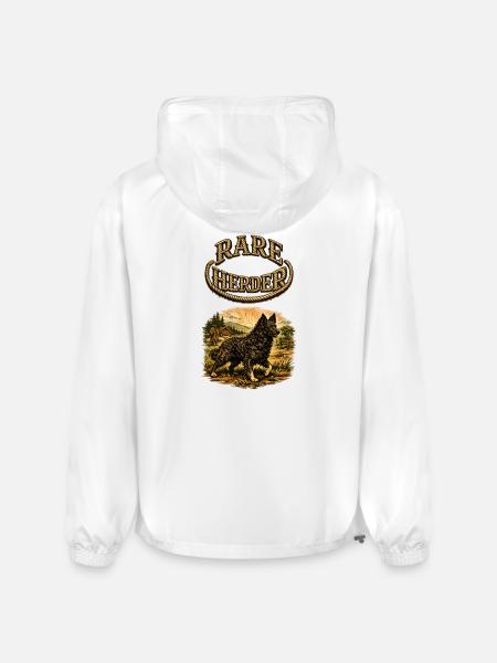 Rare Herder: Rustic Herding Dog - Champion Packable Jacket - white